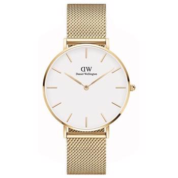 Daniel Wellington Petite Evergold dameur med forgyldt meshlænke